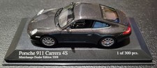 Minichamps 403066430 1/43 Porsche 911 (997) Carrera 4S 2008 Gray Dealer Ed. /300