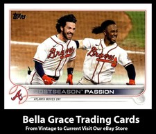 2022 Topps Series 2 Postseason Passion #342 Atlanta Braves MLB Baseball 