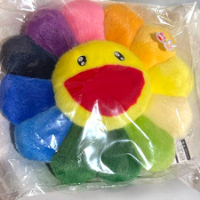 Kaikai Kiki Takashi Murakami Rainbow Flower Cushion Mini 30cm with Tag UNUSED