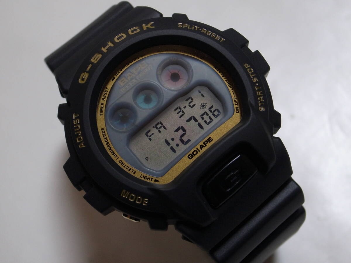 BAPE × CASIO G-SHOCK DW-6900 Triple Eye 2000pcs Limited