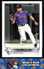 Sam Hilliard 2022 Topps Update #US206 Colorado Rockies Baseball