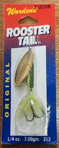 Words Spinner coda di gallo 1/4 oz. 212 CHR. Cromato - Foto 2 di 4