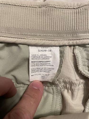 Under Armour Shorts Herren Khaki Gr. 32 Golf Outdoor Nylon Poly Gebraucht Gut - Bild 9 von 11
