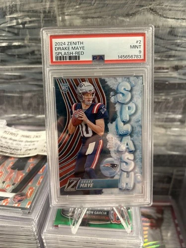 2024 Drake Maye Panini Zenith Splash #2 Rookie PSA 9