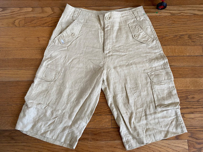 Vintage Original Fit Rocawear Linen Cargo Shorts Men s 34 (36 x 15) - Baggy Y2K