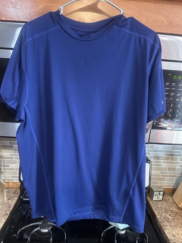 Cabela's drirelease Men's T-Shirt Moisture Wicking Blue XL