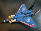 Vintage G1 Transformer 1984 Thundercracker Action Figure Decepticon F-15 Jet