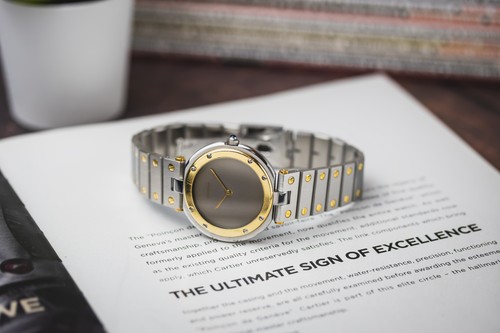 Cartier Santos Vendome 27mm Steel & 18ct Yellow Gold 8191 Circa 1990s - Picture 2 of 12