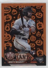 2023 Topps Update Jack-O'-Lantern Foil Brett Wisely #US174 1e19