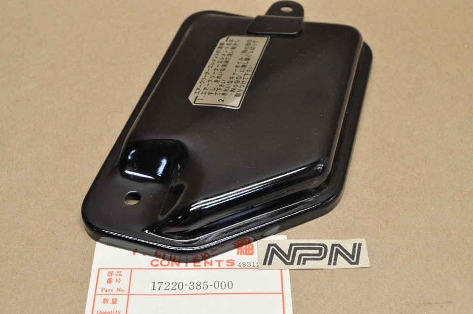 Nuevo de Lote Antiguo Honda 1976 XL250 1976-78 XL350 Filtro de Aire Caja Carcasa Cubierta 17220-385-000 Foto 3 de 4