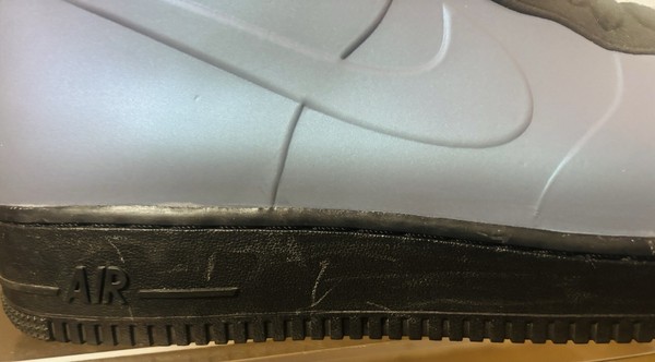 Talla 11 -Nike Air Force 1 Foamposite 'Light Carbon' Copa Hombre Raro Único 3