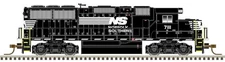ATLAS N GAUGE GP-60 NORFOLK SOUTHERN GOLD DC/DCC/SOUND  #7144 PN 40004928