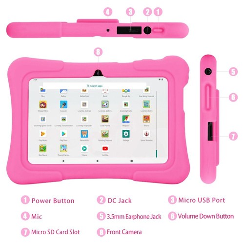 Parental Contro Children Tablet WiFi Education Tablet Kids Android Tablet - Picture 2 of 8