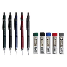 Xeno Beyond Style Mechanical Sharp Pencil+ Leads Refills HB(0.3/0.5/0.7/0.9/1.3)