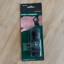 NEW Texsport Wrist Compass Hands-Free Waterproof Liquid Filled Luminous #27040