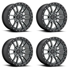 Set 4 Fuel D680 Rebel 20x10 6x5.5 Gun Metal Black Bead Ring Wheels 20 -18mm Set 4 Fuel D680 Rebel 20x10 6x5.5 Gun Metal Black Bead Ring Wheels 20 -18mm