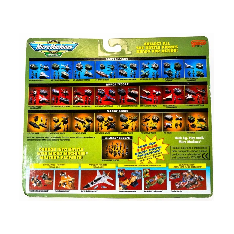 Galoob Micro Machines Military - Civil War, #17 Pack New - Image 2 of 2