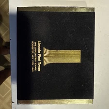 Lincoln First Tower Rochester, NY Playing Cards 2 Decks Poker Size With Case