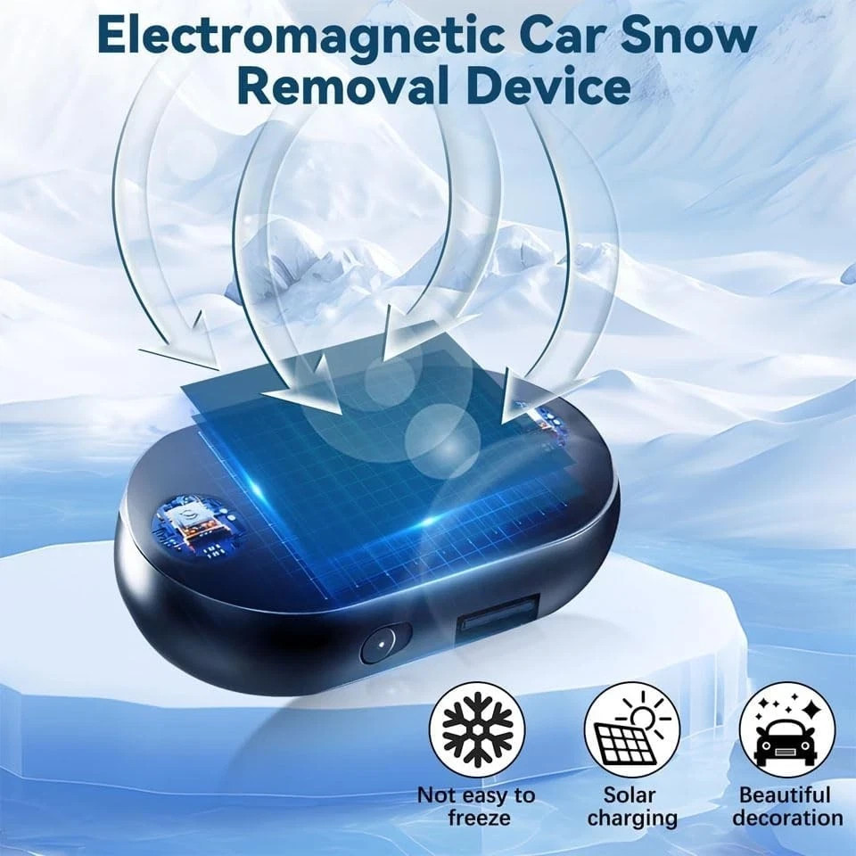 4Pcs Electromagnetic Anti-freezing Device,Electromagnetic Car Snow Removal 4PCs
