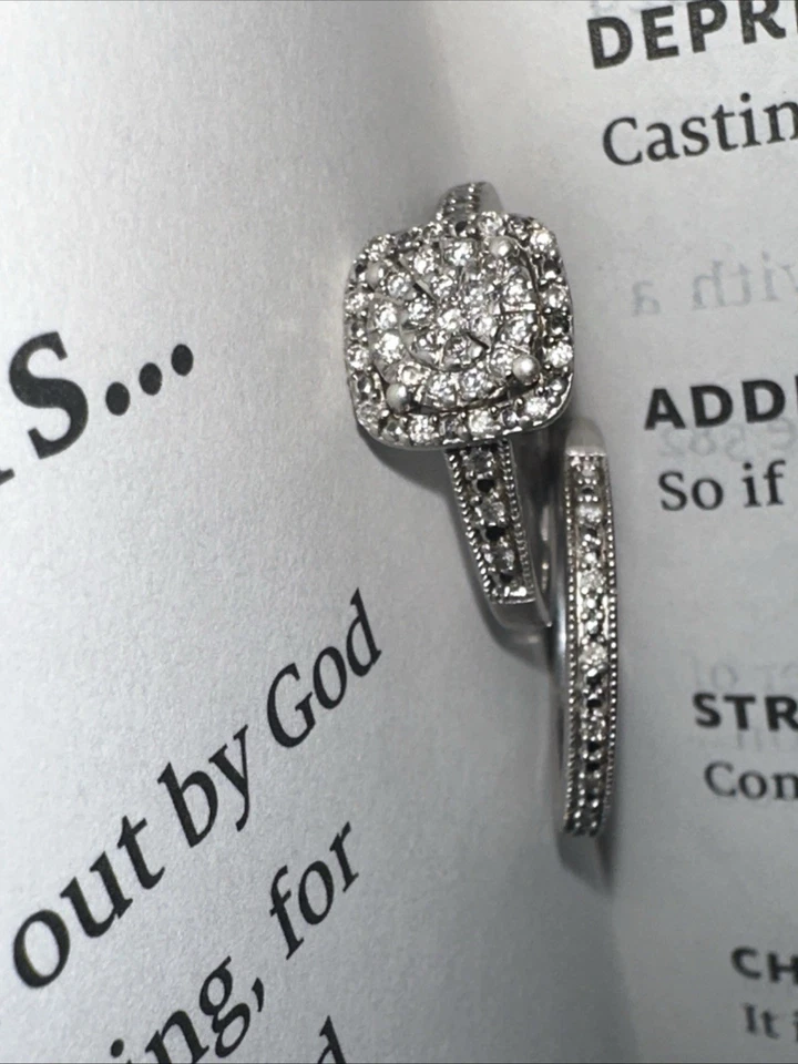 🌹Alianza de compromiso y boda Hearts On Fire precio reducido🔥🔥🔥 Foto 3 de 4