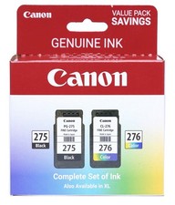 Canon PG-275 CL-276 Genuine Inkjet Cartridge Black  Tri-Color 275-276
