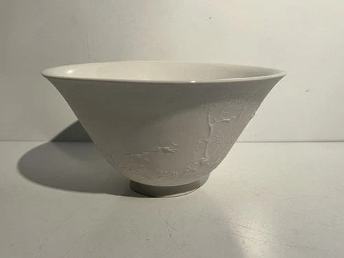 KPM-Berlin Bowl ROTRAUD with Hunting Scenes Deer and Rider Artist G. Gollwitzer