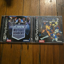 Activision X-Men: Mutant Academy 1 & 2 PS1 Fighting Game NTSC-U/C