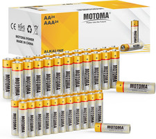 AAA and AA Alkaline Batteries, 24 Double a and 24 Triple a Batteries, Long Lasti
