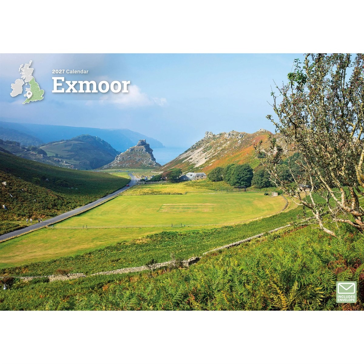 Exmoor A4 Calendar 2027 - Regional - Month To View