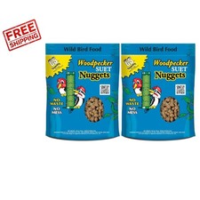 Versatile Woodpecker Suet Nuggets - 27 oz x 2, Perfect for Wildbird Feeding