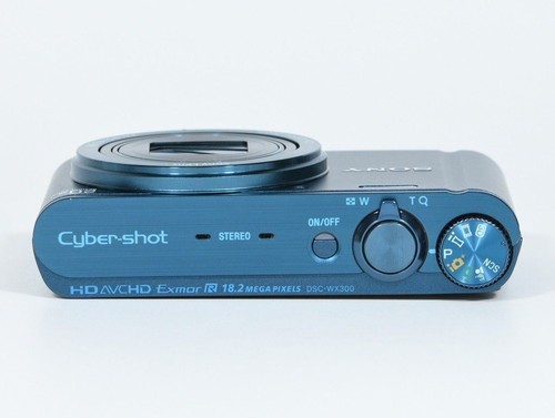 Sony Cyber-shot DSC-WX300 fotocamera digitale compatta blu dal Giappone - Foto 8 di 12