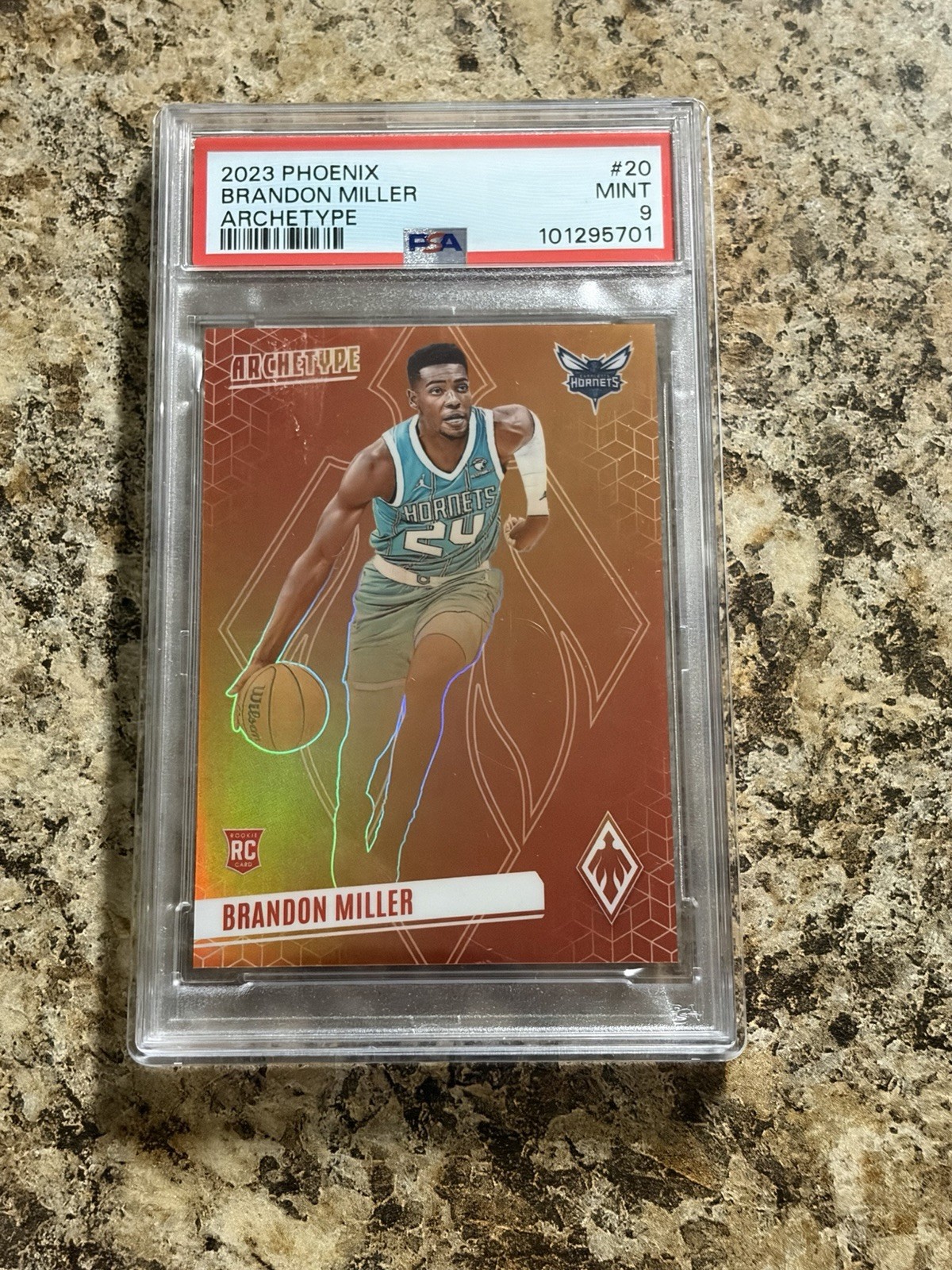 BRANDON MILLER - 2023-24 Panini - Phoenix Archetype #20 Hornets RC Case Hit SSP