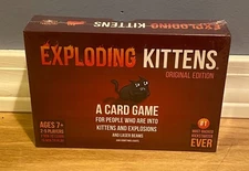 Exploding Kittens - original edition card game - 56 cards, 1 instruction manual