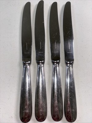 TOURAINE by CHRISTOFLE Acier Capricorne Stainless Dinner Knives 9.75  4Pc France