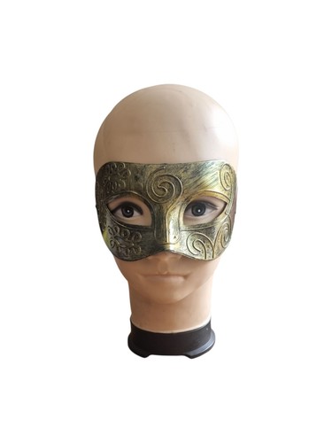masquerade ball masks Joblot 16 Pieces 4 colours black bronze Silver gold ribbon - Picture 12 of 15