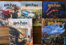 Harry Potter Schmuckausgabe 1 - 5 illustriert...