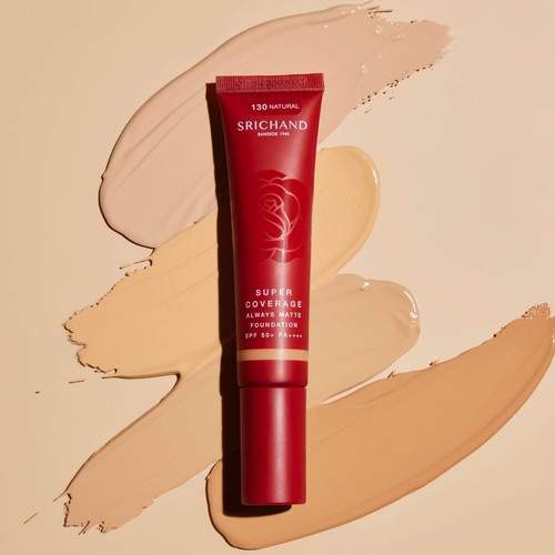 SRICHAND Super Coverage Always Matte Foundation SPF 50+ PA++++ ultimate coverage