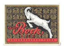 Bieretikett Union-Brauerei Fulda (HH)