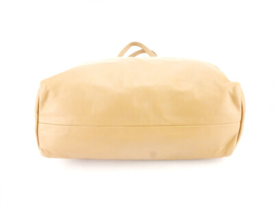 miu miu Tote Bag logo pink beige leather Authentic used T9872 | eBay