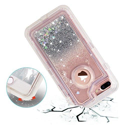 Lot For Iphone 6 Plus Liquid Glitter Defender Case (Clip fits Otterbox) - Photo 4 sur 7