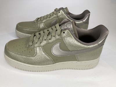 olive green air force ones womens
