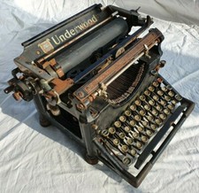 Vintage Underwood Typewriter Old Antique Portable Typewriter