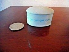 VINTAGE PORCELAIN SALT CELLAR WITH LID