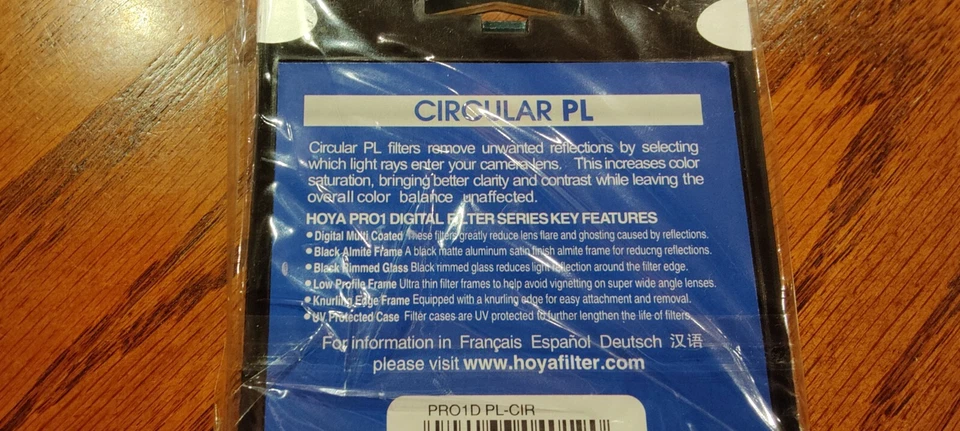 Hoya 67mm Pro 1 Digital filter Circular PL Filter for digital cameras. BRAND NEW - Image 3 of 4