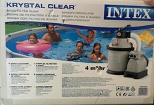 Pompe de filtration à sable 4,5m³/h  Intex pour piscine jusqu'à 29 m3 - NEUVE