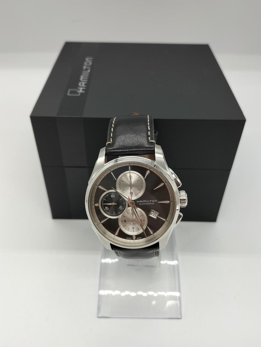格安販売の Hamilton H325960 From Box with Chronograph Auto Master Jazz ジャズマスター