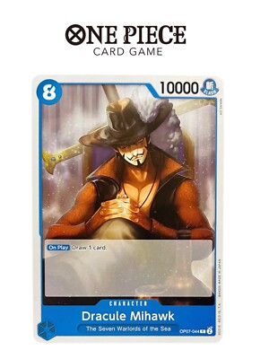 ONE PIECE CARD GAME - DRACULE MIHAWK OP07-044 + ZWEI KARTEN GRATIS