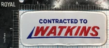 VINTAGE CONTRACTED TO WATKINS MOTOR LINES FREIGHT TRUCK DRIVER IRON ON PATCH