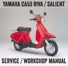 Yamaha CA50 Riva Salient 50 Scooter Repair Workshop Service Manual PDF File