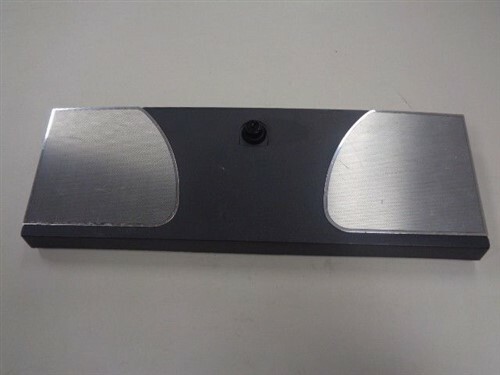 RINKER LOCKING GLOVE BOX DOOR WITH NO KEYS GRAY / SILVER 18 3/4" X 6 1/4" BOAT
